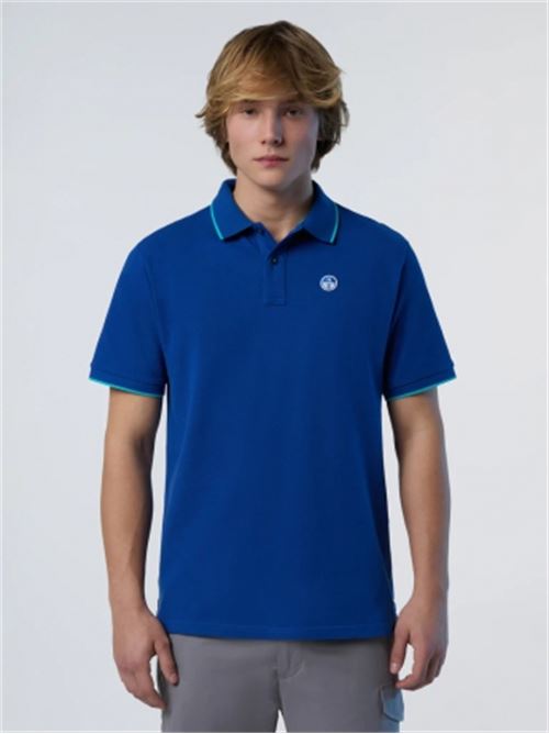POLO SHORT SLEEVE COLLAR W/STRIPED IN CONTRAST NORTH SAILS | 692452/0790